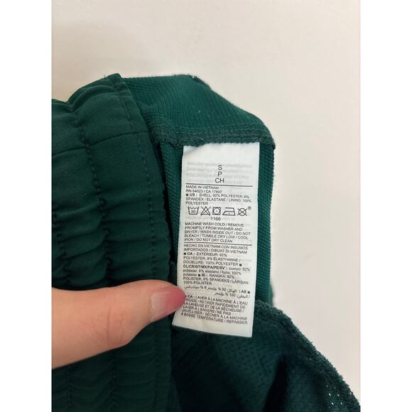 Old Navy StretchTech Go-H2O Shorts Womens Small Green Colorblock 4.5" Inseam - Picture 4 of 5